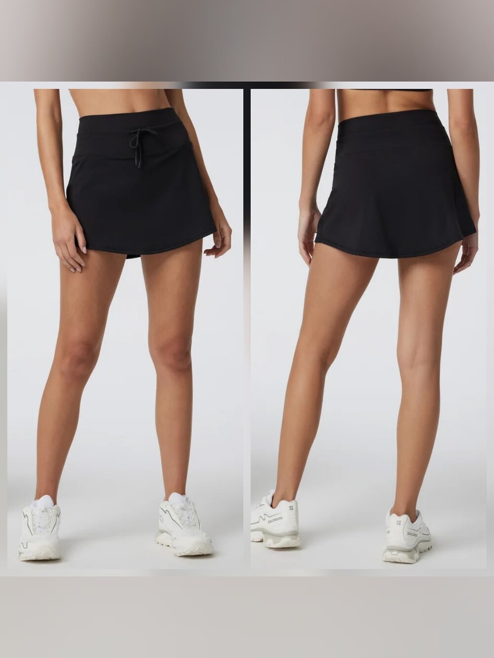 NWT Vuori Women's Daily Skirt Black - 14" Length - Small - VW3102 - Picture 8 of 9